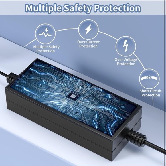 12V 5A Power Supply, Waysse Power Supply Adapter, AC DC Converter 100-220V to 12 - Picture 4 of 11